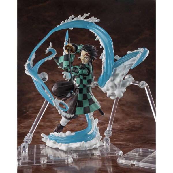 Demon Slayer – Tanjiro Kamado and Giyu Tomioka Water Breathing Effect figura 15,5 cm