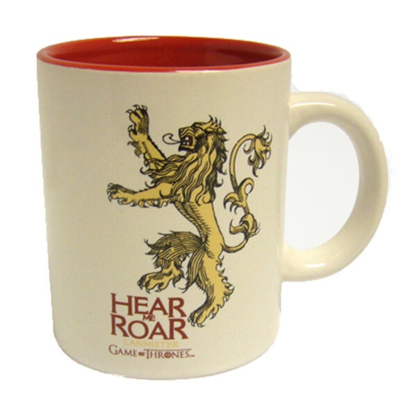 House of the Dragon – Game of Thrones Lannister red ceramic bögre