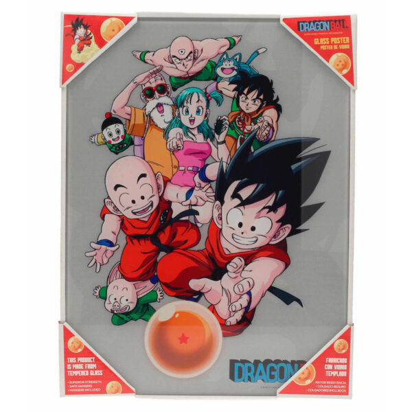 Dragon Ball – characters glass poszter