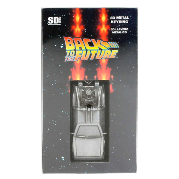 Back to the Future – Delorean 3D metal kulcstartó