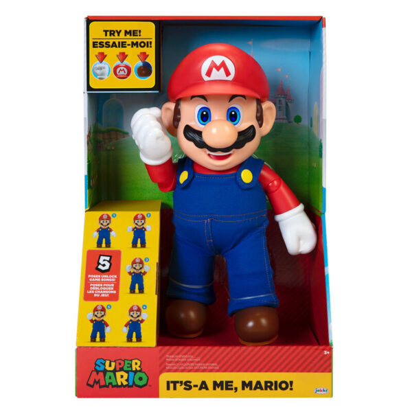 Super Mario – Nintendo Super Mario – Mario Its A Me interactive english figura 36 cm
