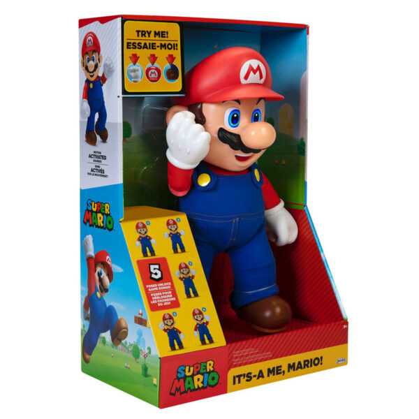 Super Mario – Nintendo Super Mario – Mario Its A Me interactive english figura 36 cm