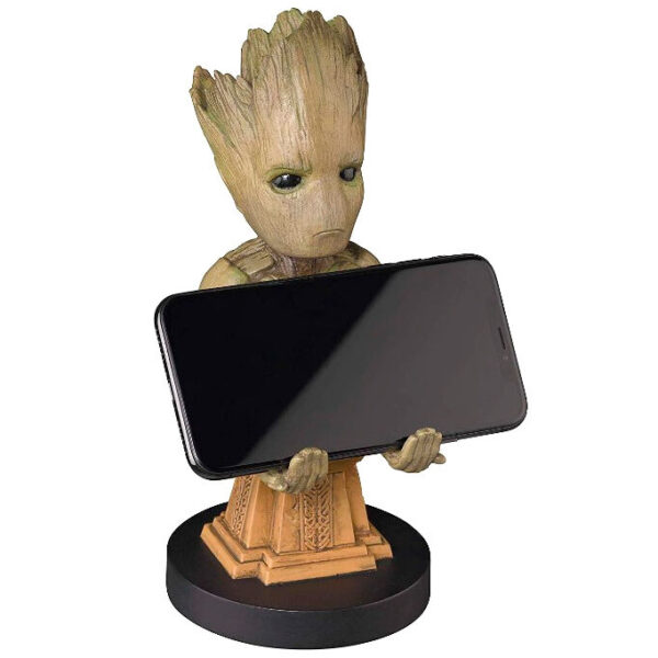 Marvel – Guardians of the Galaxy Groot Plinth figura clamping bracket Cable guy 20 cm