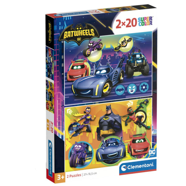 DC Comics – Batwheels puzzle 2x60pcs