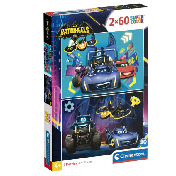 DC Comics – Batwheels puzzle 2x60pcs