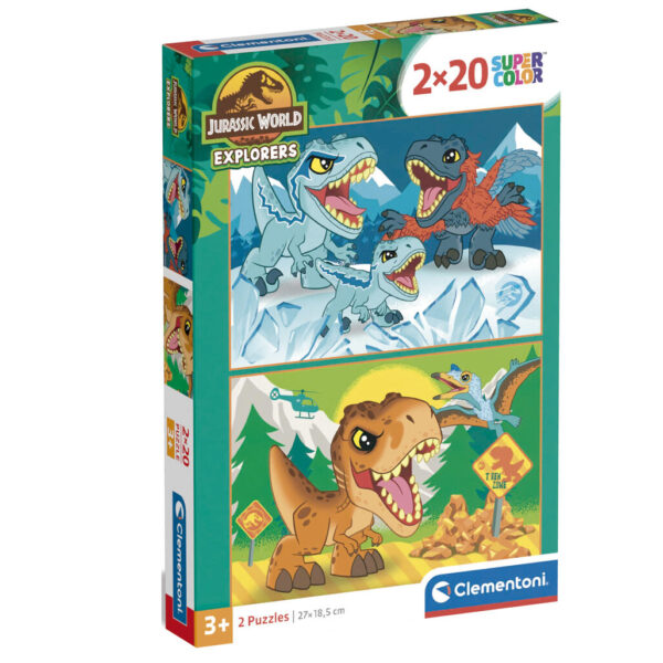 Jurassic Park – Jurassic World puzzle 2x20pcs