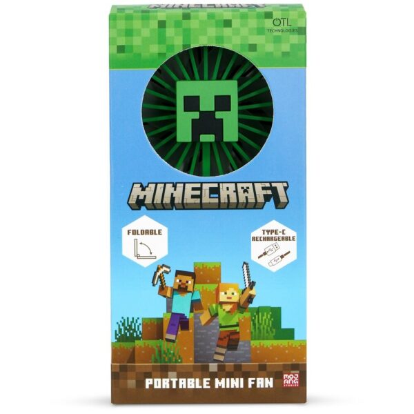 Minecraft – 3D foldable portable mini fan