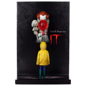 Horror / Cult Movies – It 2017 Pennywise & Georgie poszter 3D figura