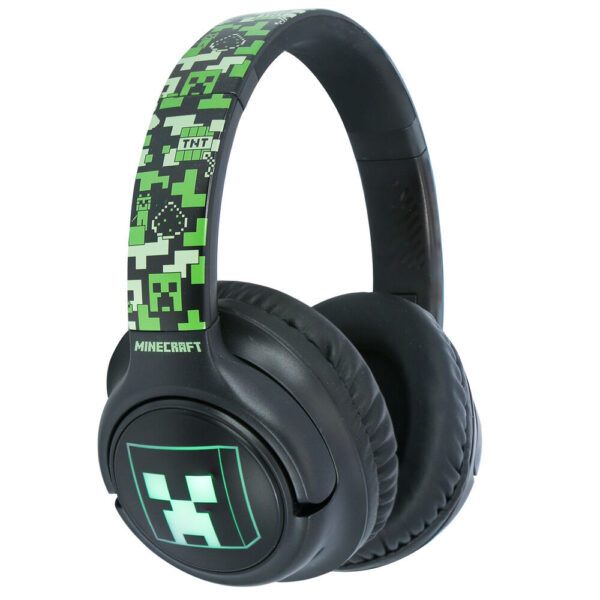 Minecraft – wireless LED headphones
