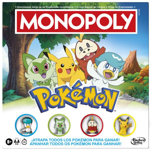 Pokémon – Spanish Monopoly Pokemon társasjáték