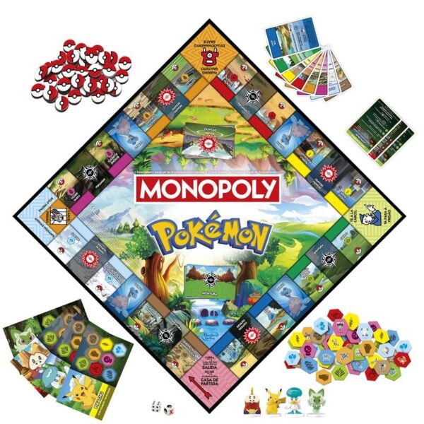 Pokémon – Spanish Monopoly Pokemon társasjáték