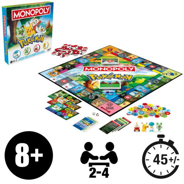 Pokémon – Spanish Monopoly Pokemon társasjáték