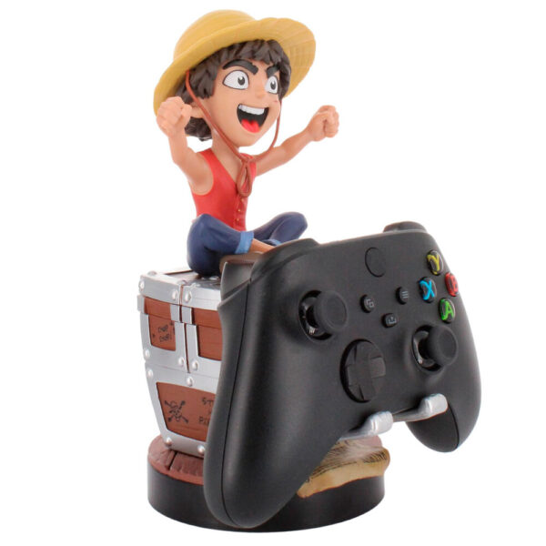 One Piece – Luffy Wanted poszter clamping bracket Cable guy 20 cm