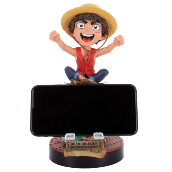One Piece – Luffy Wanted poszter clamping bracket Cable guy 20 cm