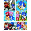 Sonic – the Hedgehog puzzle 18+30+48+60pzs