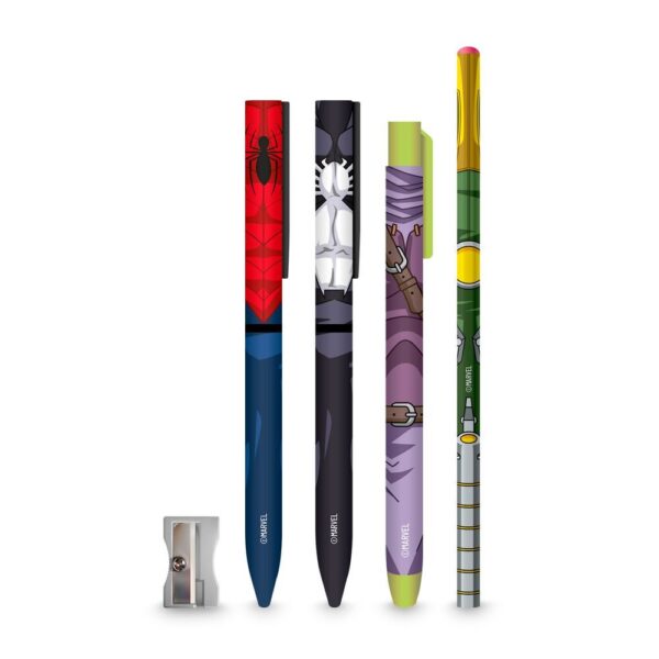 Marvel – Spiderman Pencil holders + pencils