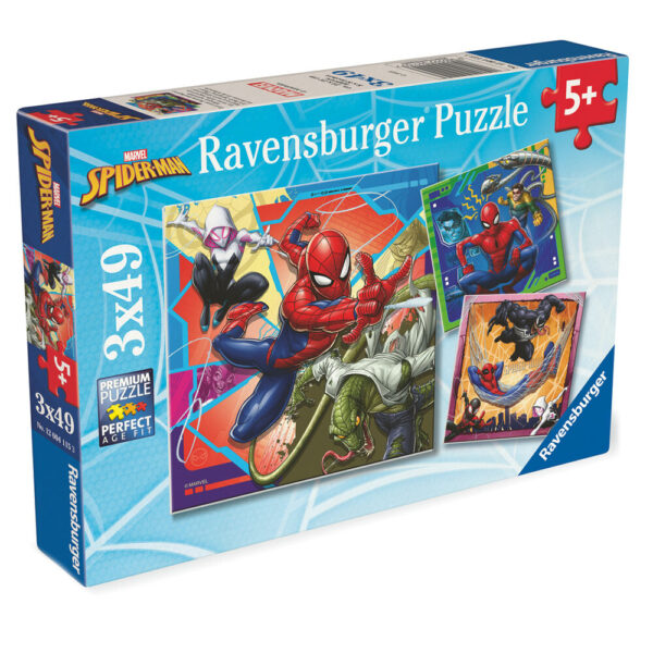 Marvel – Spiderman puzzle 3x39pcs