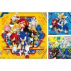 Sonic – the Hedgehog puzzle 3x49pcs
