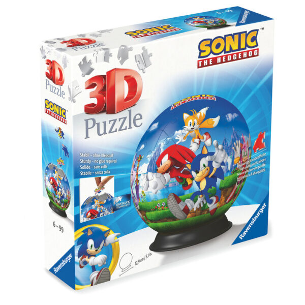 Sonic – the Hedgehog 3D puzzle 72pcs
