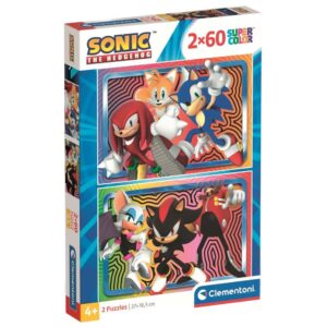 Sonic – the Hedhehog puzzle 2x60pcs
