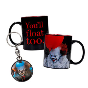 Horror / Cult Movies – IT Pennywise bögre + Metal kulcstartó