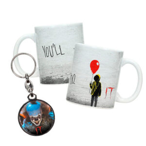 Horror / Cult Movies – IT Pennywise bögre + Metal kulcstartó