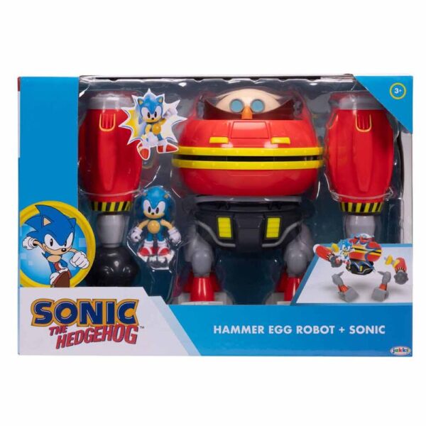 Sonic – the Hedgehog Hammer Egg Robot playset