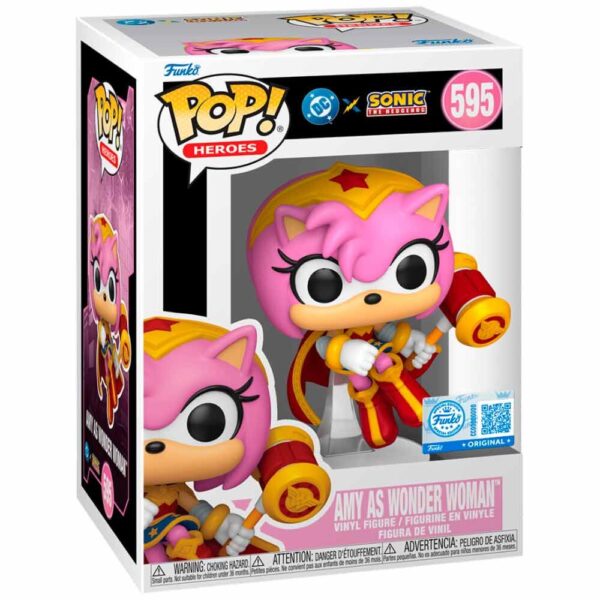 Sonic – POP figura Sonic The Hedgehog DC Comics Amy As Wonder Woman Exclusive