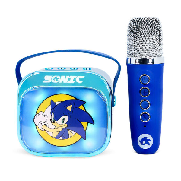 Sonic – The Hedgehog LED Karaoke Speaker and Microphone