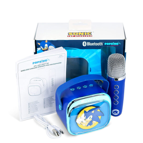 Sonic – The Hedgehog LED Karaoke Speaker and Microphone