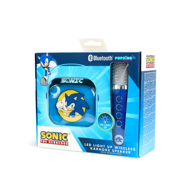 Sonic – The Hedgehog LED Karaoke Speaker and Microphone