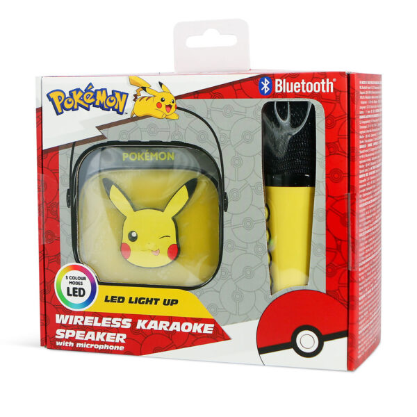 Pokémon – Pikachu LED Karaoke Speaker and Microphone