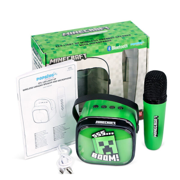 Minecraft – LED Karaoke Speaker and Microphone