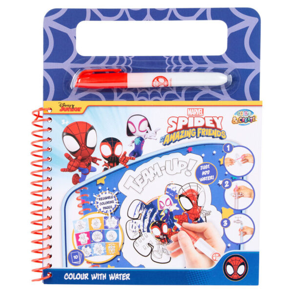 Marvel – Spiderman Magic water painting book