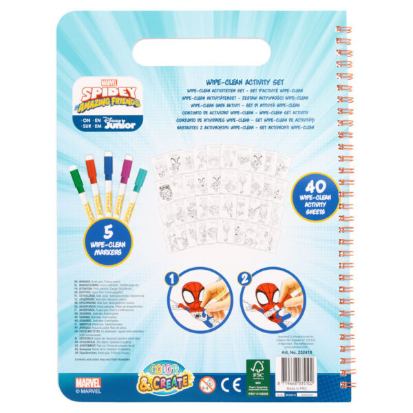 Marvel – Spiderman Magic water painting book