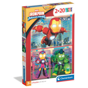 img_430300_00d0b03c7f665432936719949a6c6e1b_1.jpg Marvel – Iron Man and His Awesome puzzle 2x20pcs