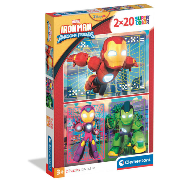 Marvel – Iron Man and His Awesome puzzle 2x20pcs