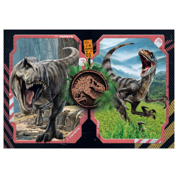 Jurassic Park – Jurassic World puzzle 2x60pcs