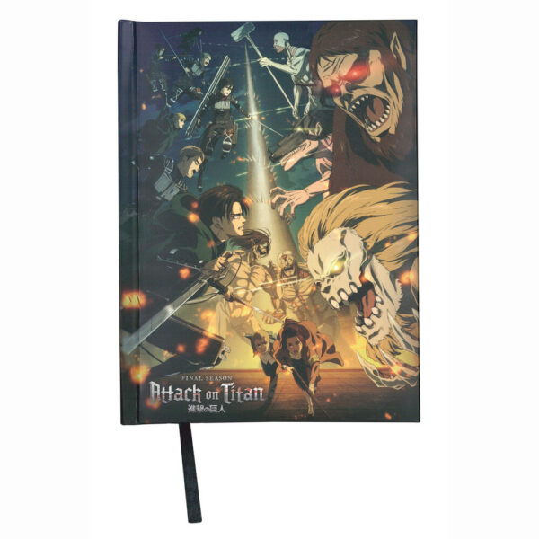 Attack on Titan – Attack on Titans Strugglen notesz with light