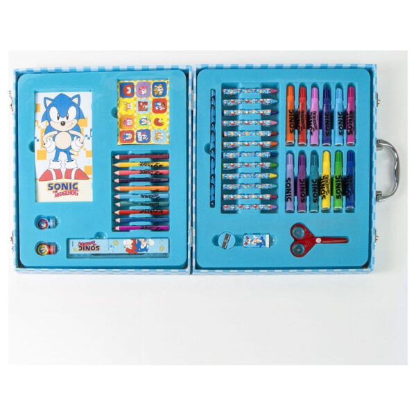 Sonic – the Hedgehog Colouring stationery case
