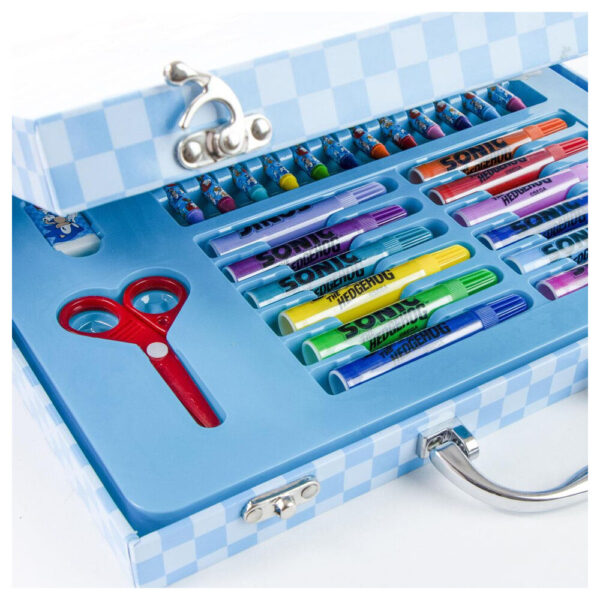 Sonic – the Hedgehog Colouring stationery case