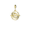 Harry Potter – Time Turner sterling silver gold plated slider charm