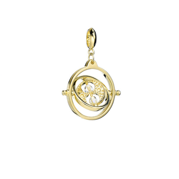 Harry Potter – Time Turner sterling silver gold plated slider charm