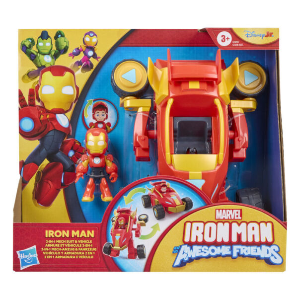 Marvel – Iron Man And His Awesome Friends figura + vehicle