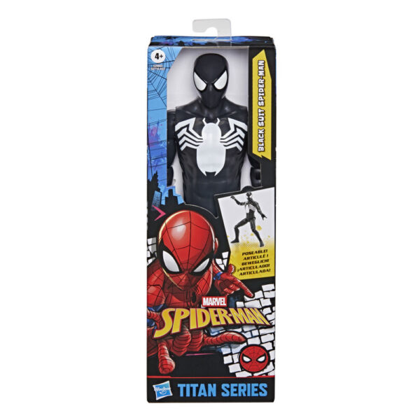 Marvel – Spider-Man Titan Series Black Suit Spider-Man figura 30 cm