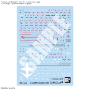 Gundam – MSG: Hathaway: The Sorcery of Nymph Circe Gundam Decal143 Mobile suit stickers
