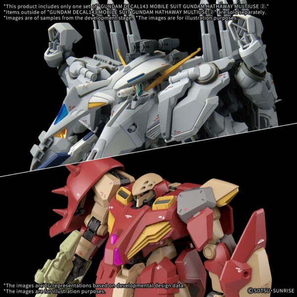 Gundam – MSG: Hathaway: The Sorcery of Nymph Circe Gundam Decal143 Mobile suit stickers