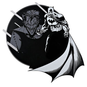 DC Comics – Batman & Joker wooden layered round plaque