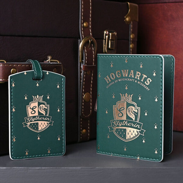 Harry Potter – Slytherin passport holder & luggage tag