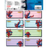 Marvel – Spiderman adhesive labels